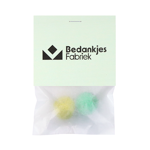 Zaadbommetjes in pergamijn zakje met eigen ontwerp, afbeelding 1 van 5