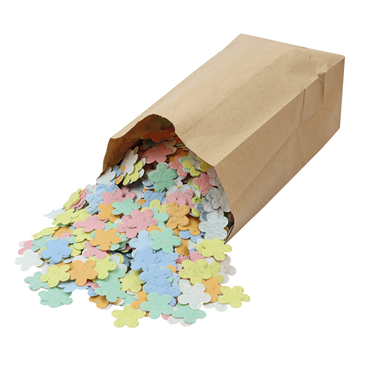 Bloemetjes groeiconfetti - circa 1000 stuks, afbeelding 1 van 1